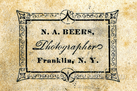 N. A. Beers, Photographer, Franklin, N.Y.