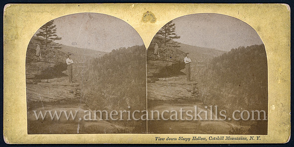 View down Sleepy Hollow, Catskill Mountains, N.Y.