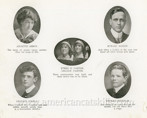 Class Portraits (1), Kingston Academy, 1913
