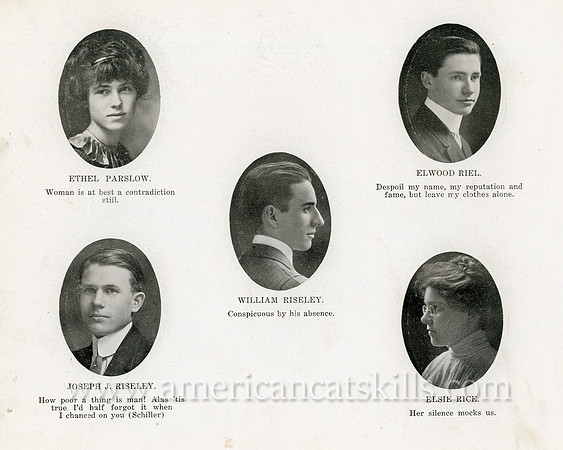 Class Portraits (5), Kingston Academy, 1913