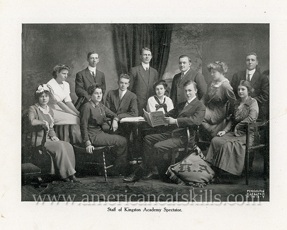 Staff of Kingston Academy Spectator, 1913