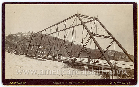 Ice Jam at Callicoon, Taken on the 6th day of March 1899, Callicoon, N.Y.