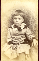 Portrait, Young Child, by Miller & Sprague, Walton, NY