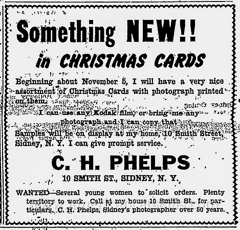 Charles H. Phelps, Sidney, NY
