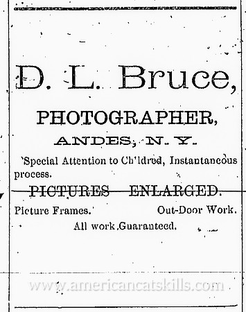 D. L. Bruce, Andes, NY