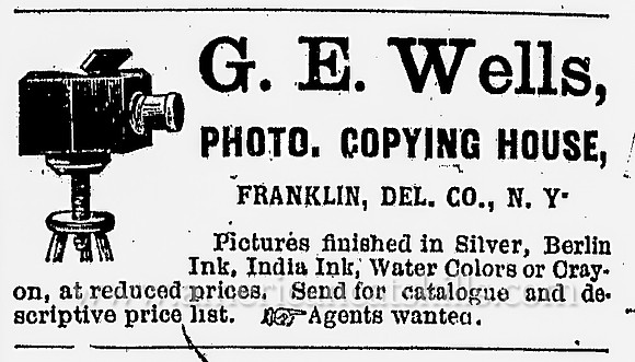 G. E. Wells, Franklin, NY