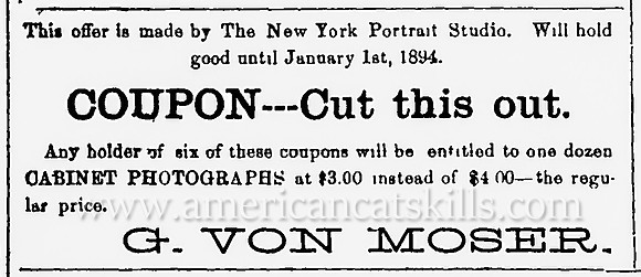 G. Von Moser, Liberty, NY
