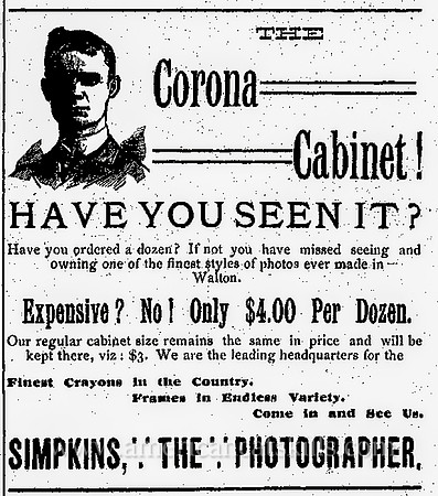 G. W. Simpkins, Walton, NY