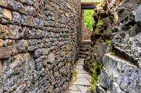 Photograph of Opus 40, an environmental bluestone sculpture located in Saugerties, New York.