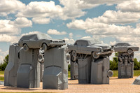 Photograph of Carhenge located at Alliance, Nebraska.