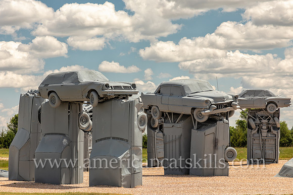 Photograph of Carhenge located at Alliance, Nebraska.