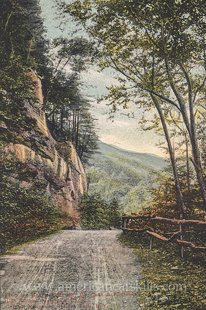 From the Scenic Catskills, High Rocks, Kaaterskill Canyon, Catskill Mountains, Haines Falls, N. Y.