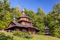 Photograph of the Saint John the Baptist Ukrainian Catholic Church in the hamlet of Jewett in the northern Catskills.