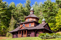 Photograph of the Saint John the Baptist Ukrainian Catholic Church in the hamlet of Jewett in the northern Catskills.