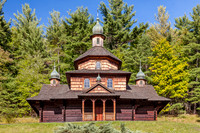 Photograph of the Saint John the Baptist Ukrainian Catholic Church in the hamlet of Jewett in the northern Catskills.