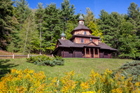 Photograph of the Saint John the Baptist Ukrainian Catholic Church in the hamlet of Jewett in the northern Catskills.
