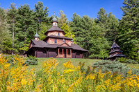 Photograph of the Saint John the Baptist Ukrainian Catholic Church in the hamlet of Jewett in the northern Catskills.