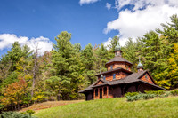 Photograph of the Saint John the Baptist Ukrainian Catholic Church in the hamlet of Jewett in the northern Catskills.