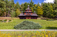 Photograph of the Saint John the Baptist Ukrainian Catholic Church in the hamlet of Jewett in the northern Catskills.