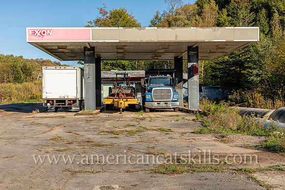 Abandoned Exxon Station, Parksville, NY
