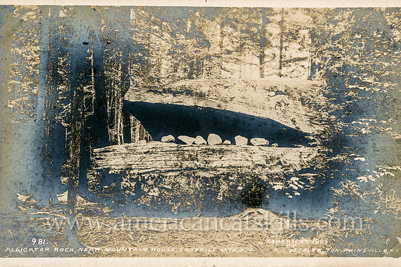 Alligator Rock, located near South Lake, is a glacial erratic left behind during the last ice age.