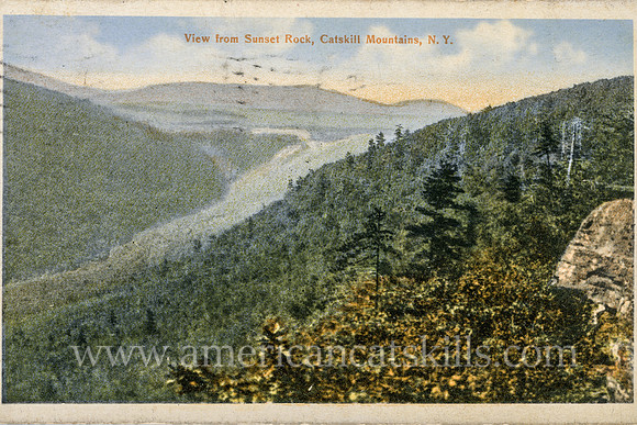 View from Sunset Rock, Catskill Mountains, N.Y.