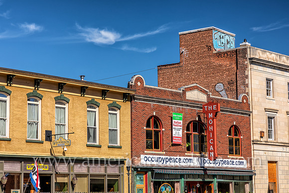 The Mohican Market building is located in the historic Stockade District of Kingston, New York.
