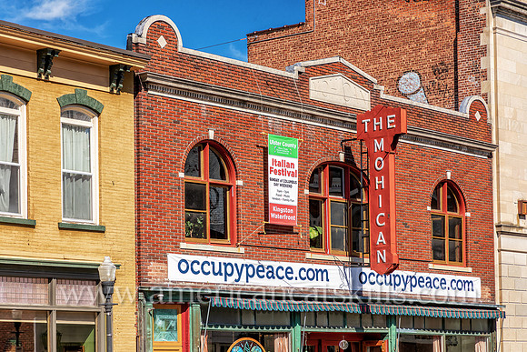 The Mohican Market building is located in the historic Stockade District of Kingston, New York.