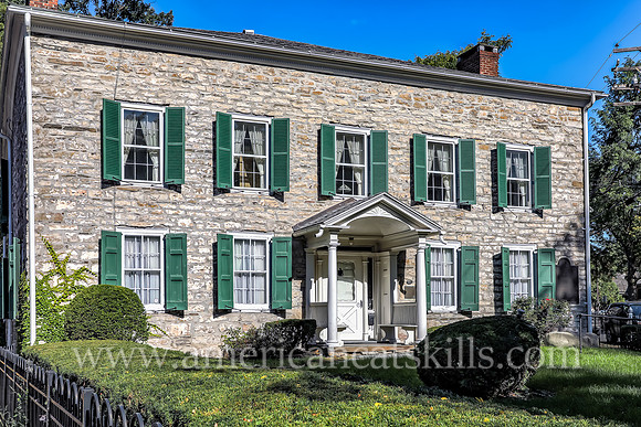 Henry Sleight House in the Stockade District of Kingston, New York and home to the Wiltwyck Chapter of the Daughters of the American Revolution.
