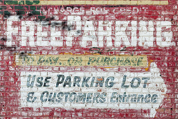 This fading ghost sign for Standard Furniture is located in the Stockade District of Kingston.