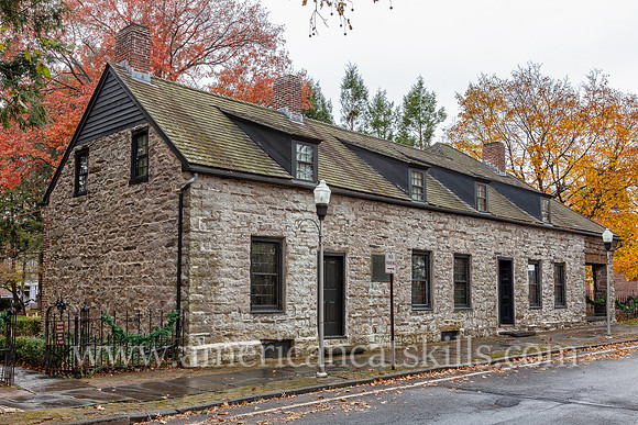 The Senate House in the historic Stockade District of Kingston was the meeting place of the first New York State Senate in September and October 1777.