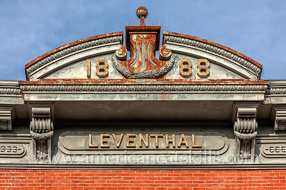 The Levanthal building in the historic Stockade District of Kingston was constructed in 1888 and was a longtime home to the family owned Levanthal Furs.