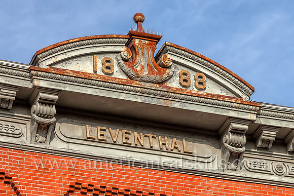 The Levanthal building in the historic Stockade District of Kingston was constructed in 1888 and was a longtime home to the family owned Levanthal Furs.