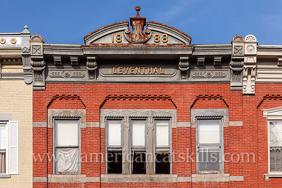 The Levanthal building in the historic Stockade District of Kingston was constructed in 1888 and was a longtime home to the family owned Levanthal Furs.