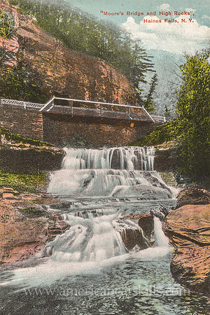 Moore's Bridge and High Rocks, Haines Falls, N. Y.