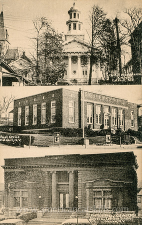 Christ Presbyterian Church, Post Office and Public Library, Catskill, New York