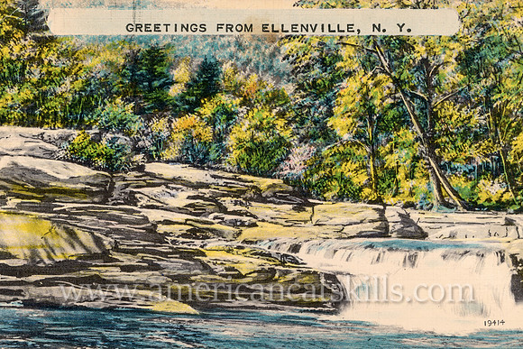 Ellenville, “Ulster County”, “Kingston News Service”, river, water, waterfall