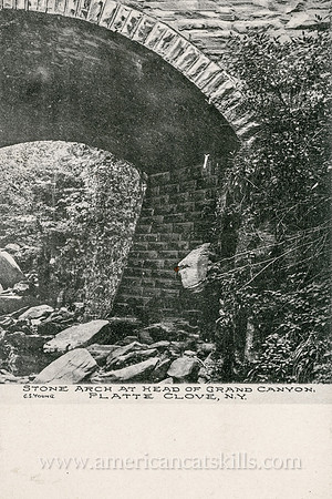 Stone Arch at Head of Grand Canyon, Platte Clove, N.Y.