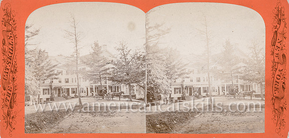 John Jacob Loeffler’s 19th-century stereograph titled “Laurel House” from his 7-part series titled Catskill Mountain Scenery; 1st series, # 201.