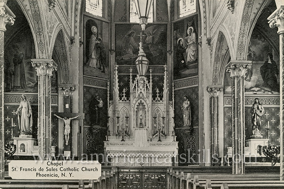 Chapel, St. Francis de Sales Catholic Church, Phoenicia, N.Y.