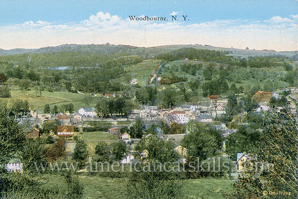A beautiful aerial view of the hamlet of Woodbourne and the surrounding Sullivan County countryside was taken by famous photographer and adventurer Otto Hillig of Liberty, New York.