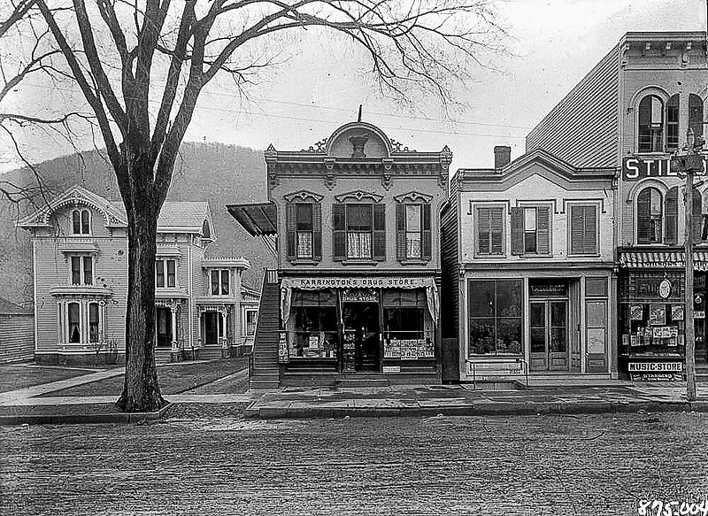 Farrington Drug Store, Main Street, Delhi, New York.