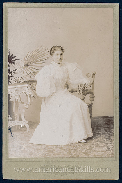 Portrait of a Young Lady, Seated by Maurice Farrington