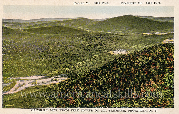 Catskill Mts. from Fire Tower on Mt. Tremper, Phoenicia, N. Y.