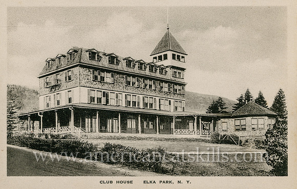 Photograph by Herman G. Bickelmann titled "Club House, Elka Park, N.Y."