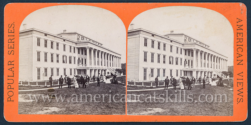 Vintage E. & H. T. Anthony & Co. stereoview # 8537 titled “The Mountain House” from “The Glens of the Catskills” series.