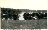 The Lake, Looking Toward Pine Grove Cottage, Lake Huntington, Sull. Co., N. Y.