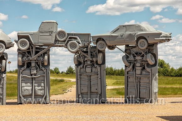 Photograph of Carhenge located at Alliance, Nebraska.