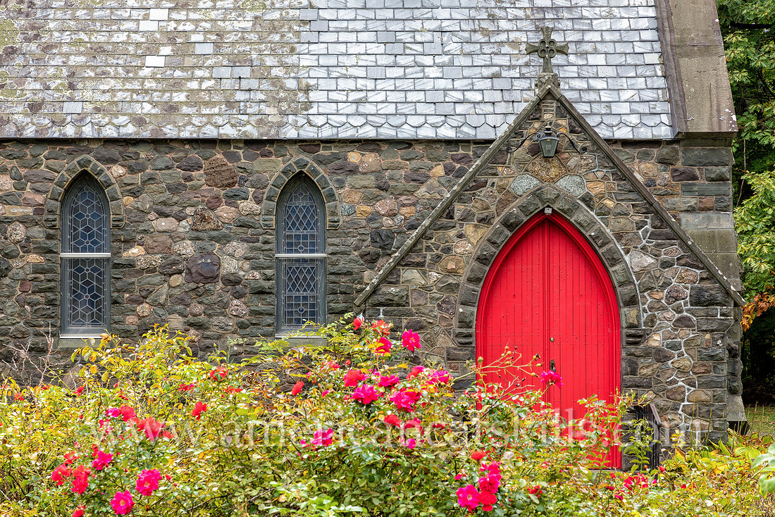 Gloria Dei Church located in Palenville, New York at the entrance to Kaaterskill Clove in the northern Catskills.