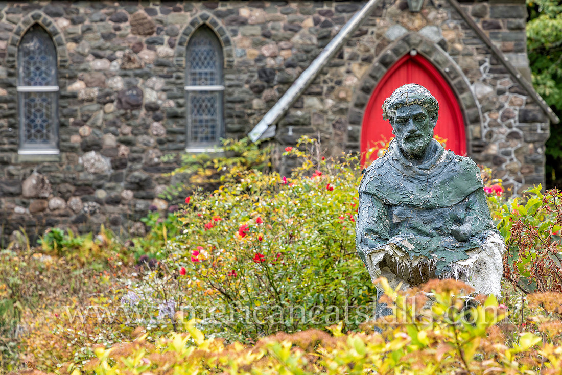 Gloria Dei Church located in Palenville, New York at the entrance to Kaaterskill Clove in the northern Catskills.